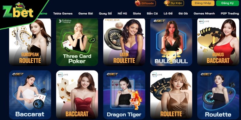 Tham gia chơi Live Casino tận hưởng cảm giác hồi hộp